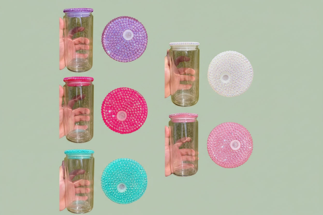 Rhinestone Lid